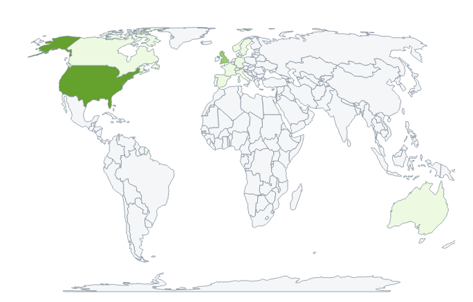 Sunsum® Intentional Living Shipments World View As of August 2022