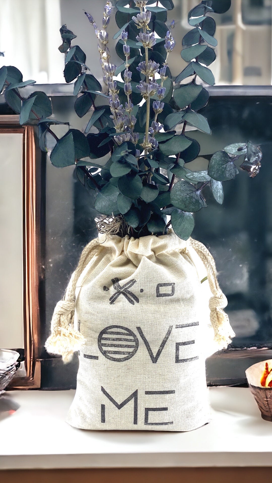 Sack of Flowers, Love Me, Organic, Dried Flower Bouquet