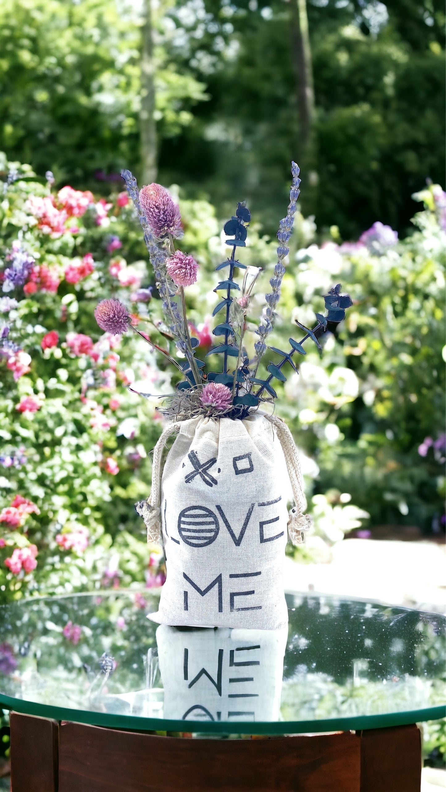 Sack of Flowers, Love Me, Organic, Dried Flower Bouquet