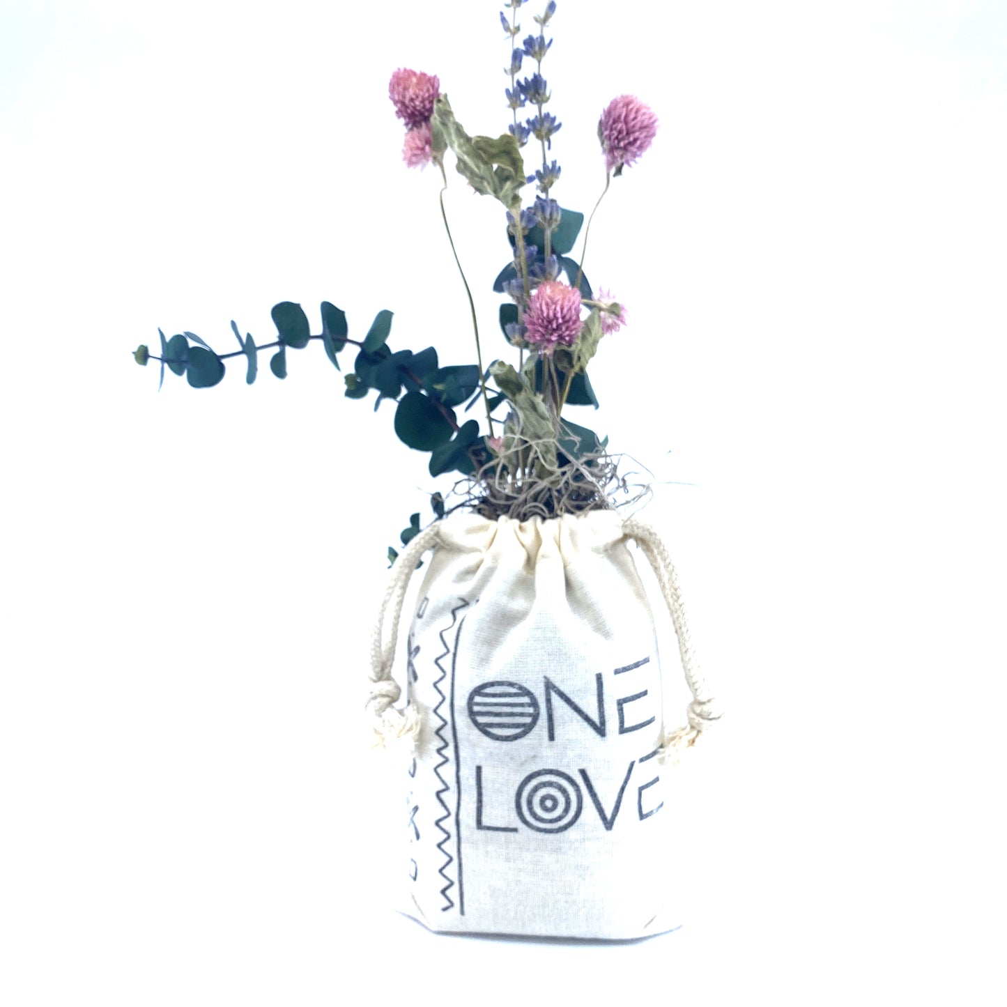 Sack of Flowers, One Love, Organic, Dried Flower Bouquet Sunsum®