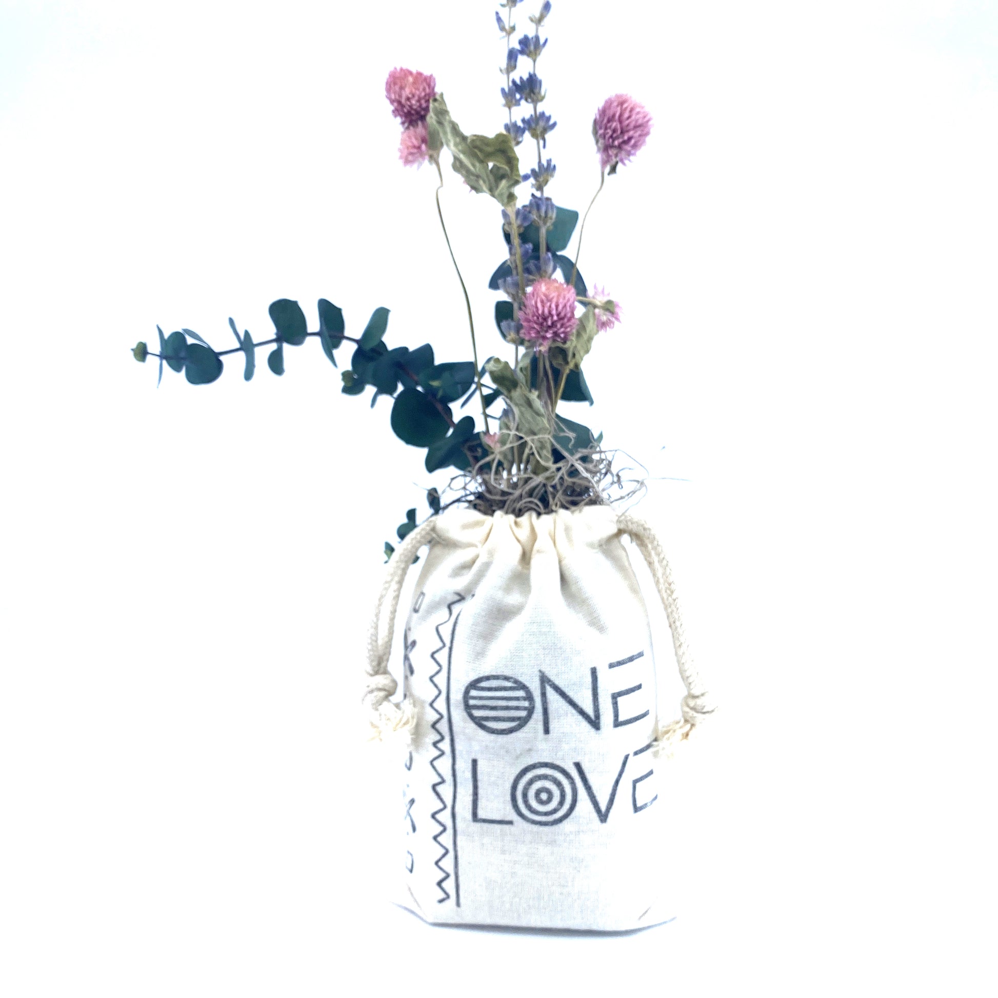 Sack of Flowers, One Love, Organic, Dried Flower Bouquet Sunsum®