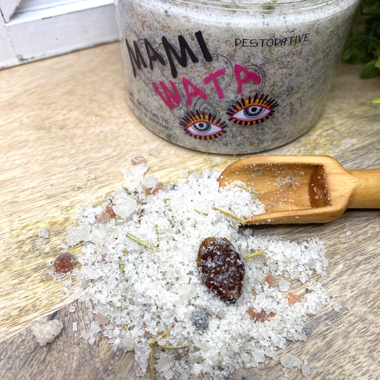 Mami Wata, Ritual Bath Salts with Rosehips & Rosemary, 10 oz Sunsum®