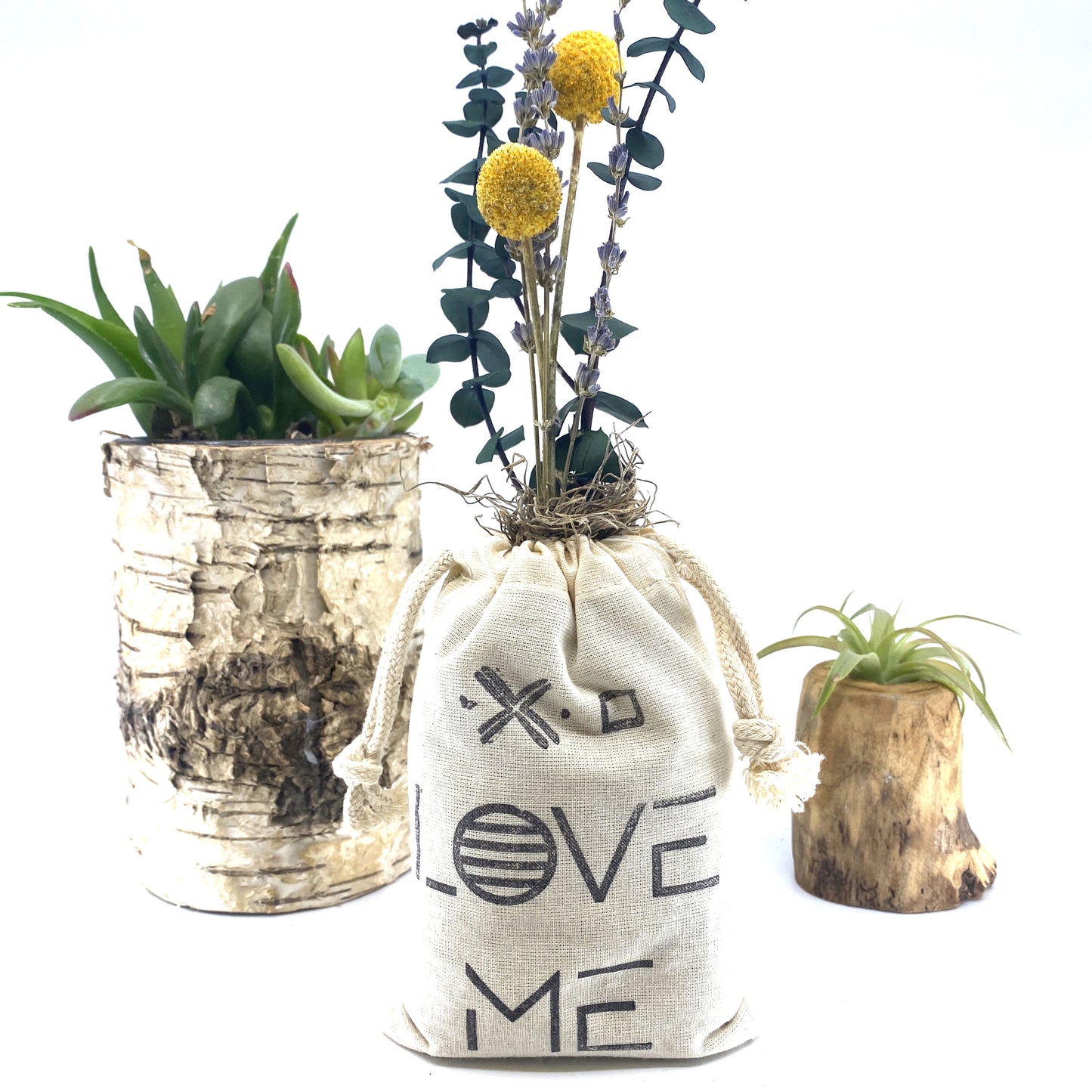 Sack of Flowers, Love Me, Organic, Dried Flower Bouquet Sunsum®