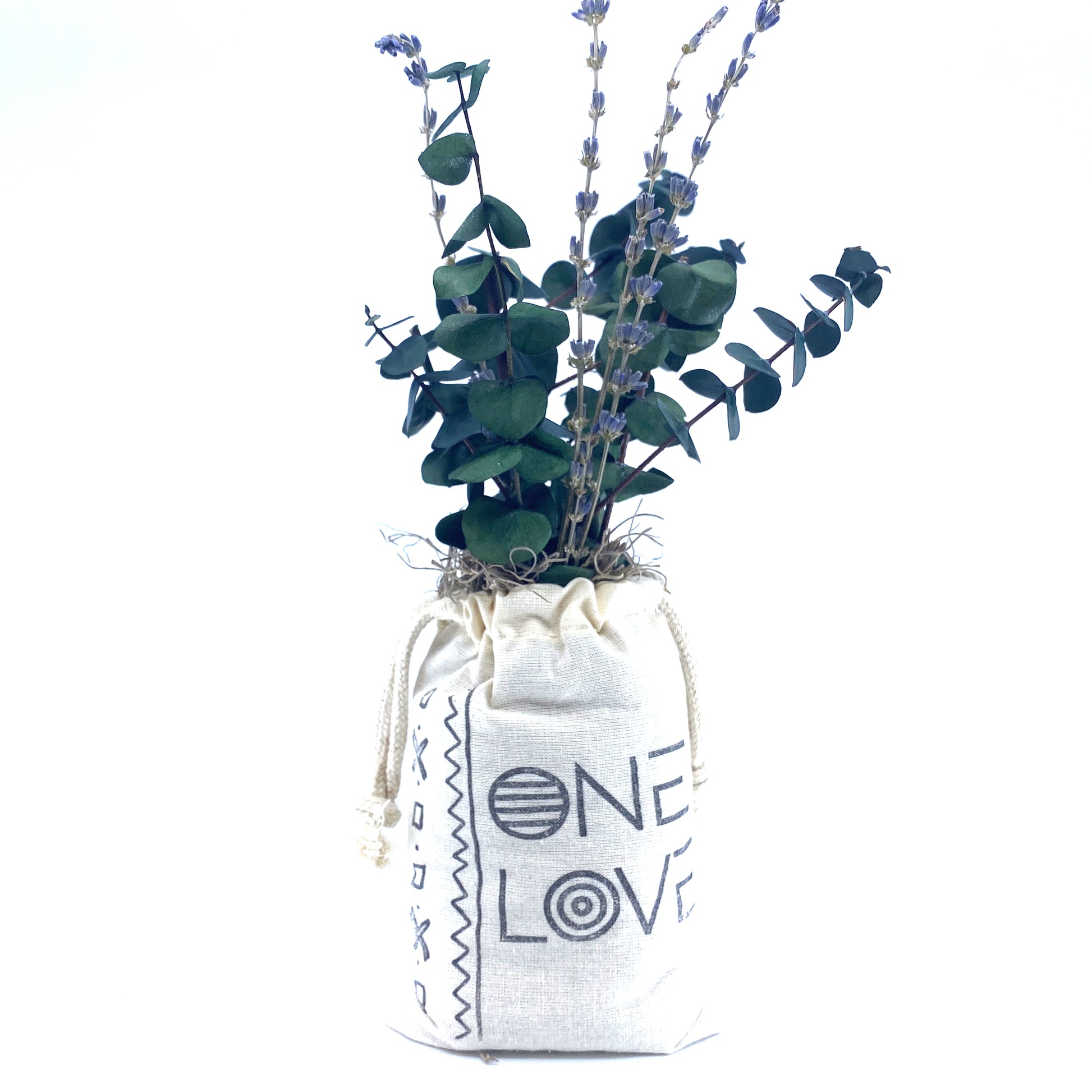 Sack of Flowers, One Love, Organic, Dried Flower Bouquet Sunsum®