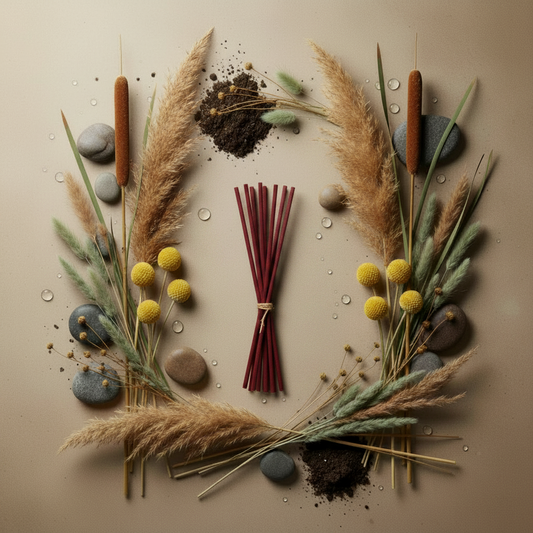 Wetlands Reed Diffuser Sticks: Cattails, Pampas & Craspedia in Your Home