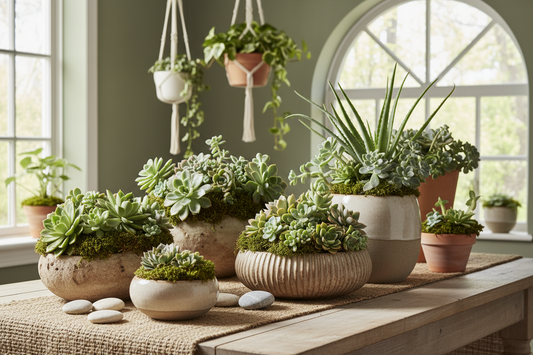 Biophilic Spring - Styling with Sunsum Planter Collection