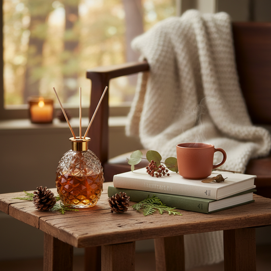 Mini Pinecone Reed Diffuser Sticks: The Cabin Core Botanical You Need This Fall