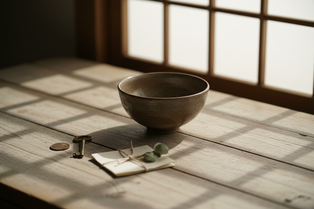 The Empty Bowl: A Japandi Ritual for Letting the Day Leave Your Pockets