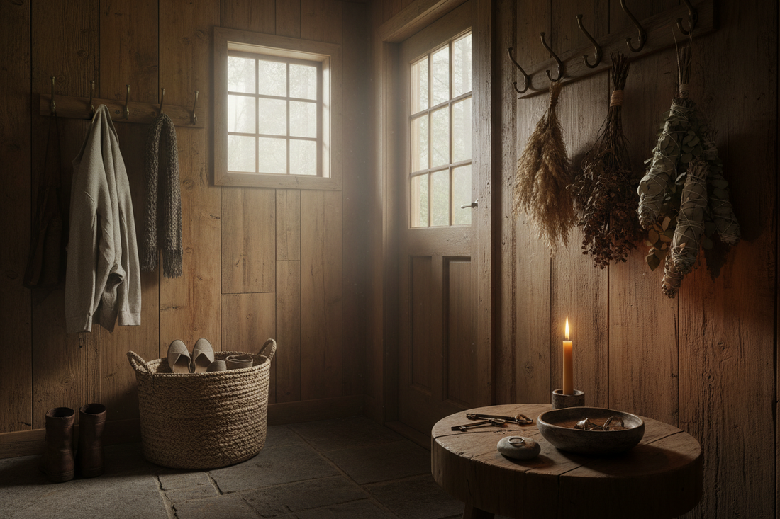 The Vestibule Ritual: A Cabincore Emptying Practice for the Threshold Between Outside and In