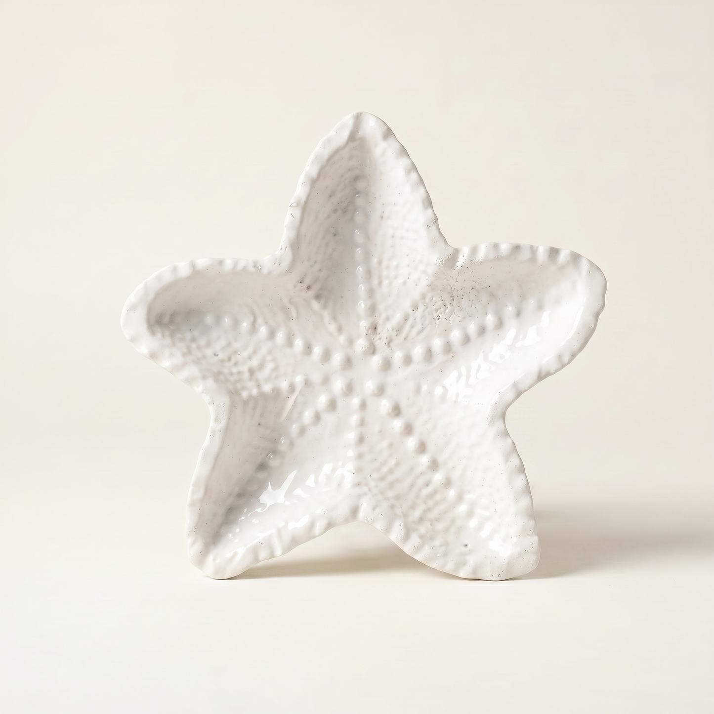 Starfish Tray, Gypsum White 4”