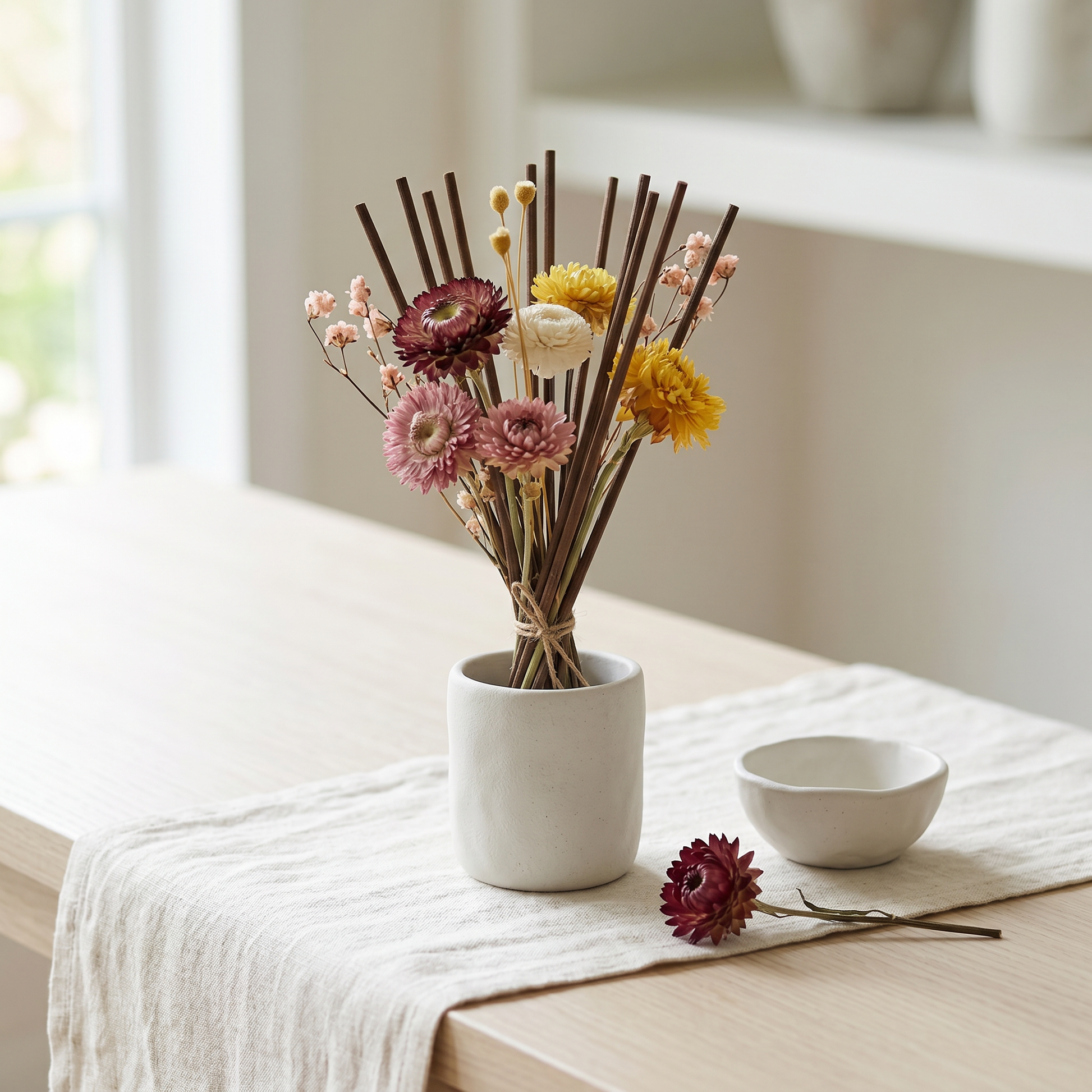 Country Garden Reed Diffuser Sticks | Botanical Detail | Sunsum®