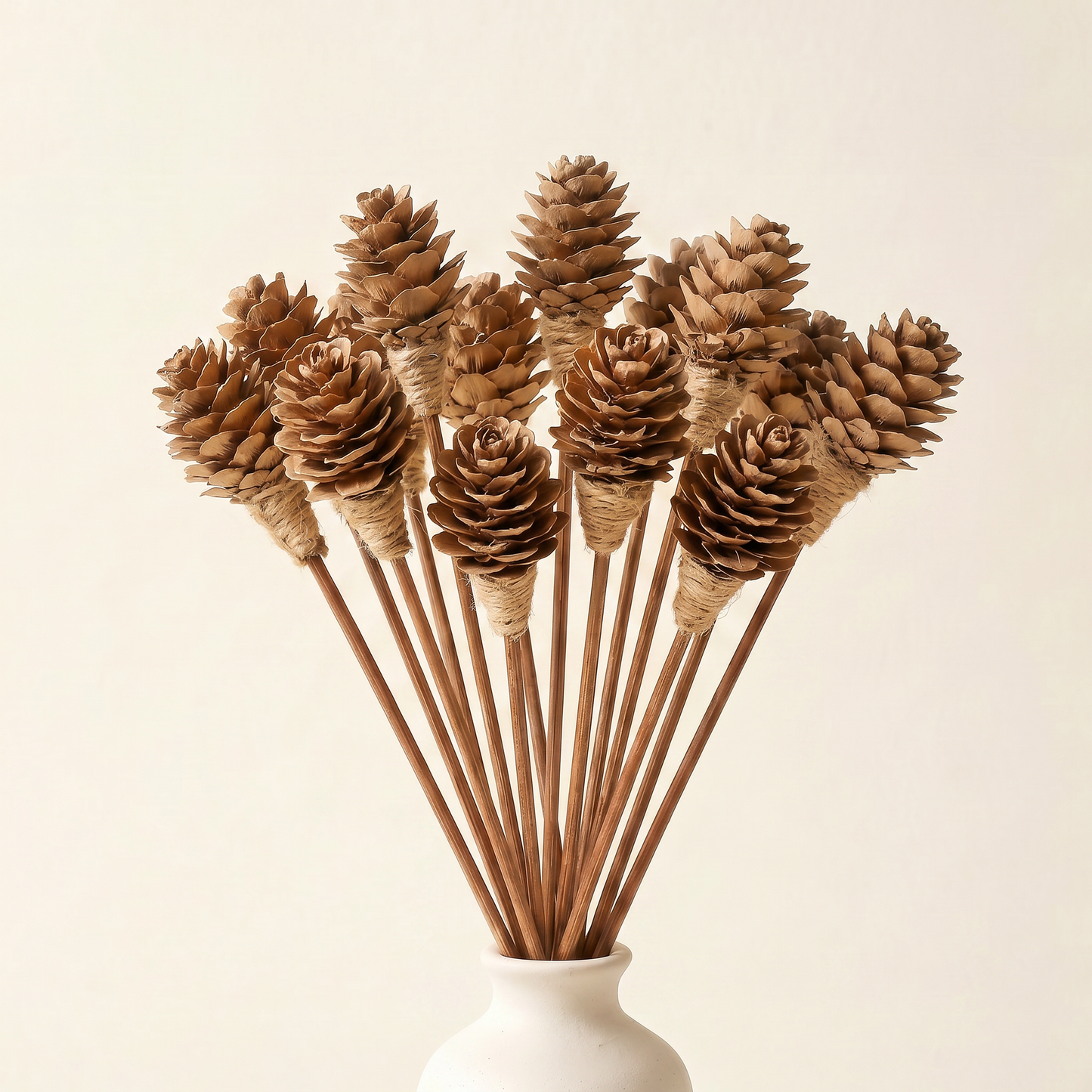 Mini Pine Cone Reed Diffuser Sticks 9" 16pk | Lifestyle Display | Sunsum®