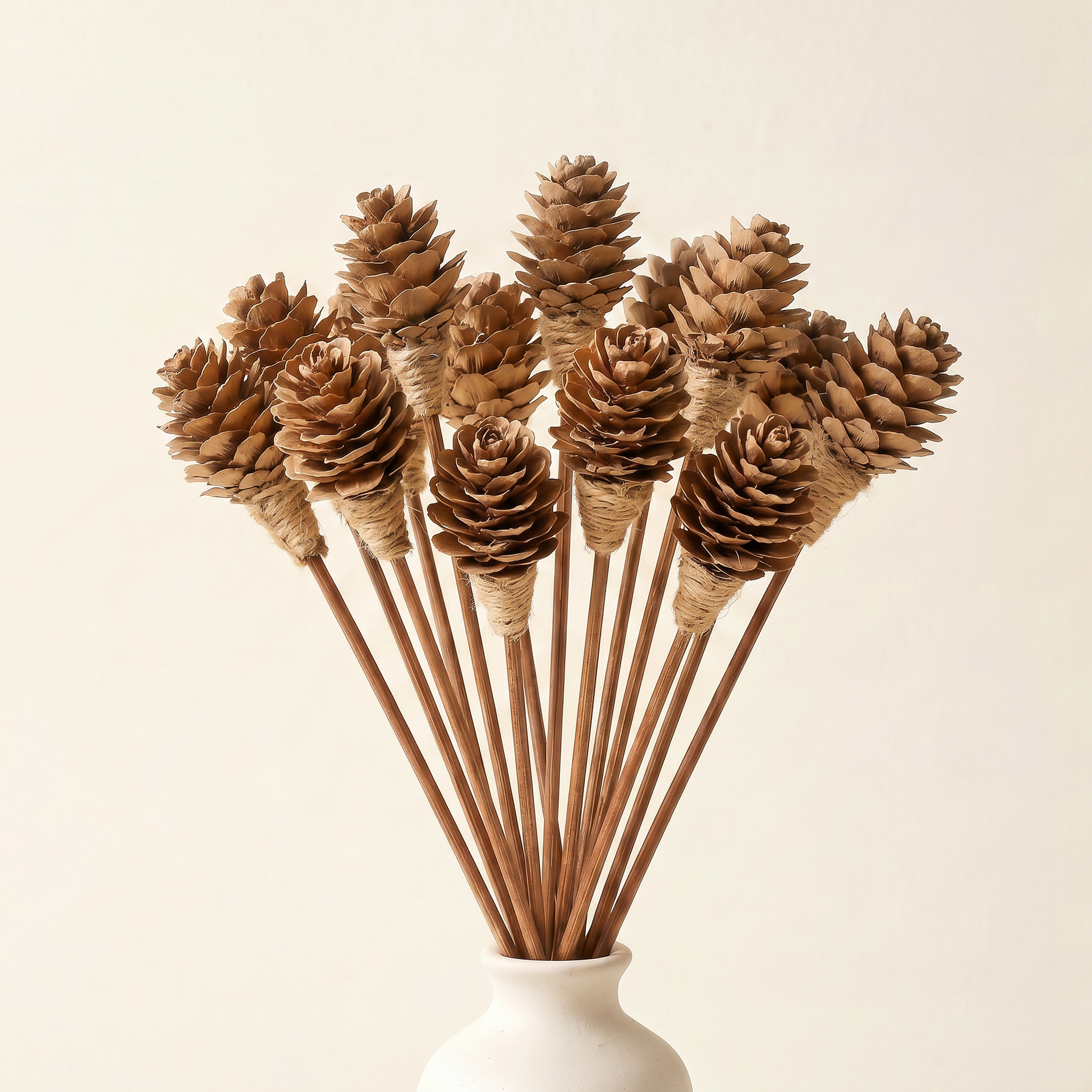 Mini Pine Cone Reed Diffuser Sticks 9" 16pk | Lifestyle Display | Sunsum®