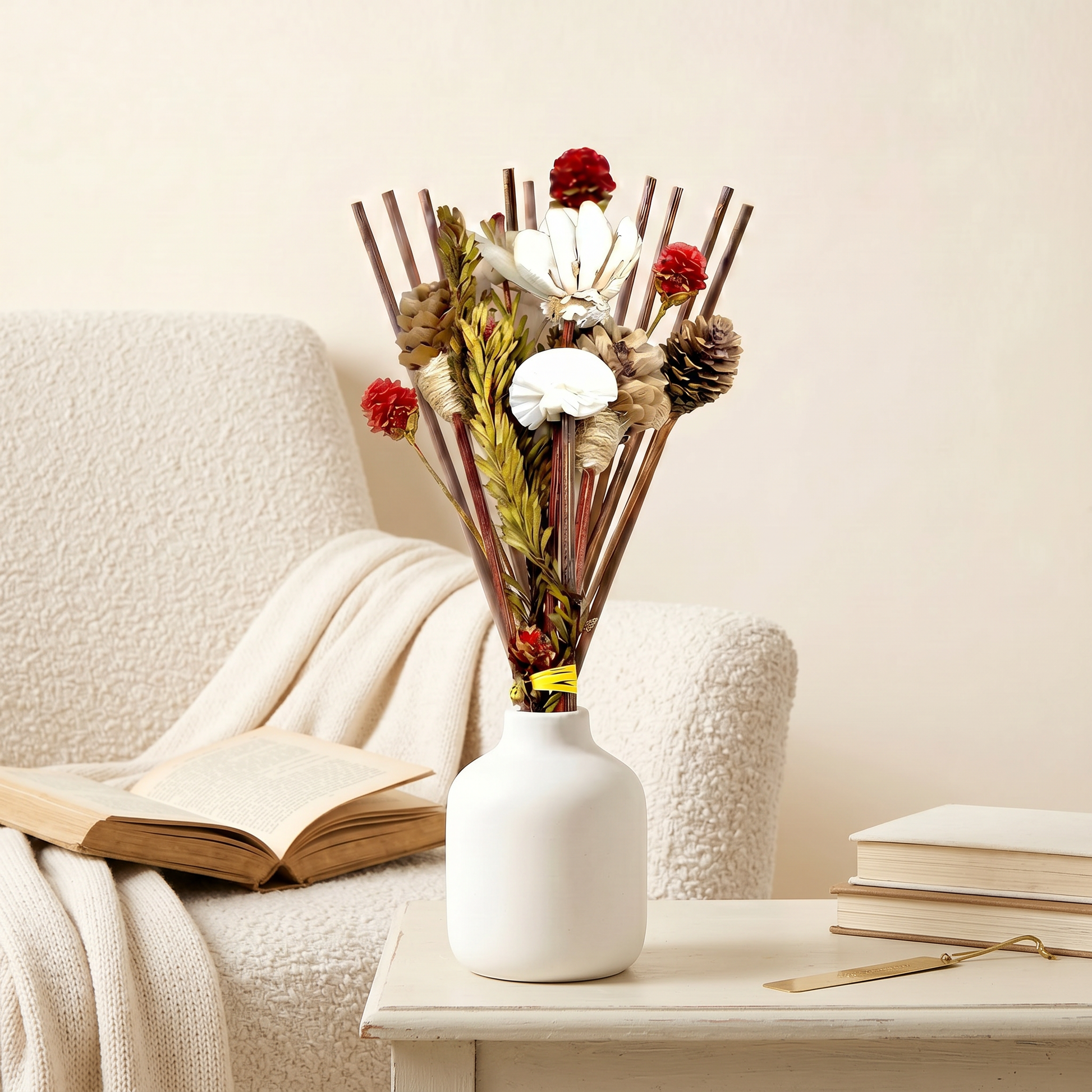 Mountain's Edge Reed Diffuser Sticks | Pine Cone Detail | Sunsum®