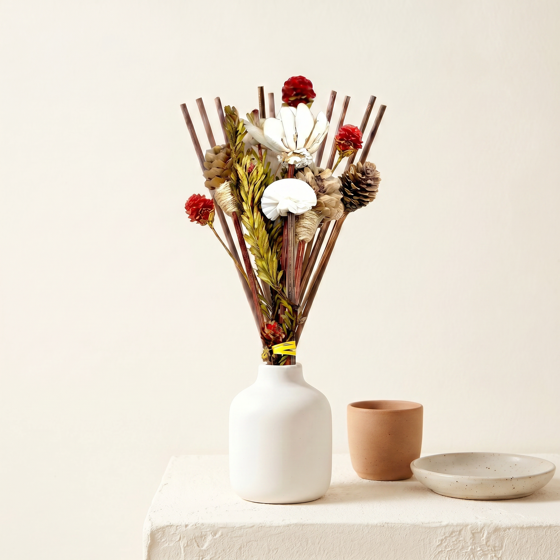 Mountain's Edge Reed Diffuser Sticks | Woodland Botanical Arrangement | Sunsum®