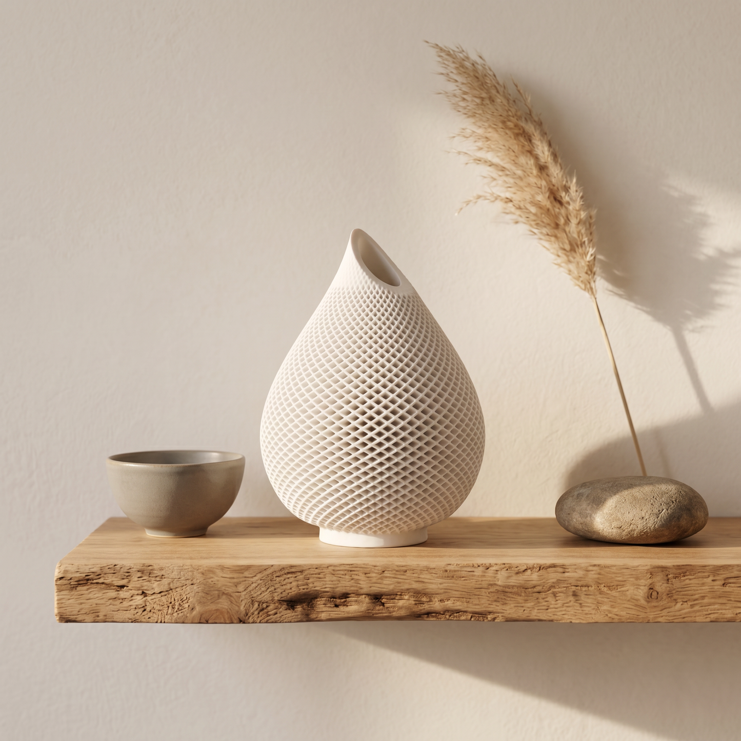 Teardrop Honeycomb Vase | Intentional Living Shelf Styling | Sunsum®