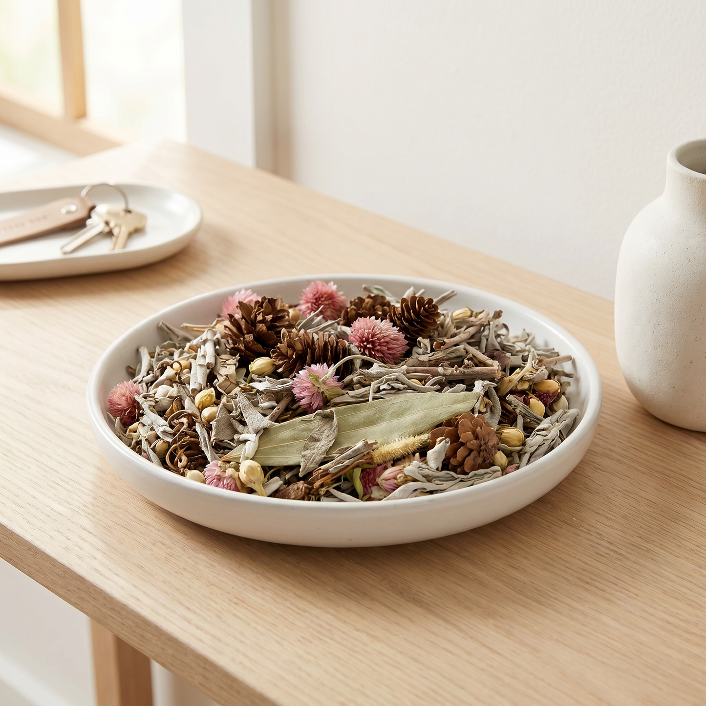 Wildflower & Sage Scented Potpourri 2oz | Botanical Close-Up | Sunsum®