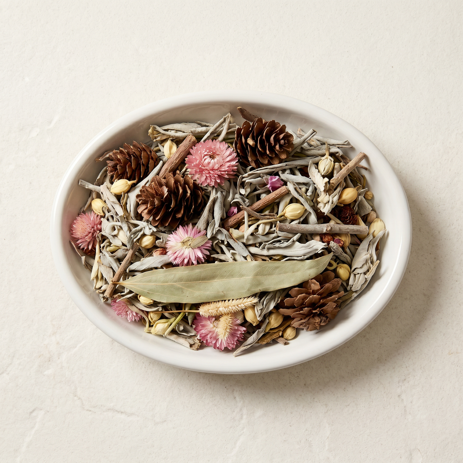 Wildflower & Sage Scented Potpourri 2oz | Jasmine & Dried Botanicals | Sunsum®