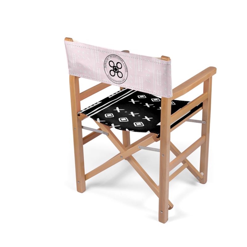 Duality Home, Pink & Black Mudcloth, Outdoor, Director's Chair Sunsum®