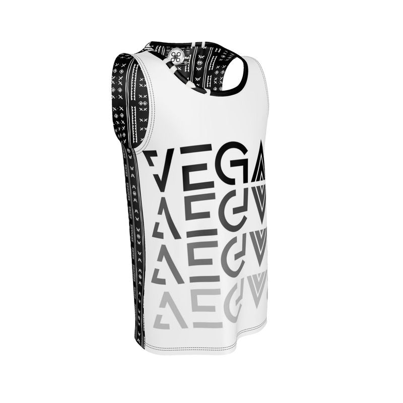 Duality Gear, Vegas Faded, Black & White Mudcloth, Mens Sports Airflow Jersey Sunsum®