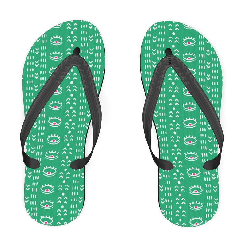 Green-Eyed, Women's Flip Flops Sunsum®
