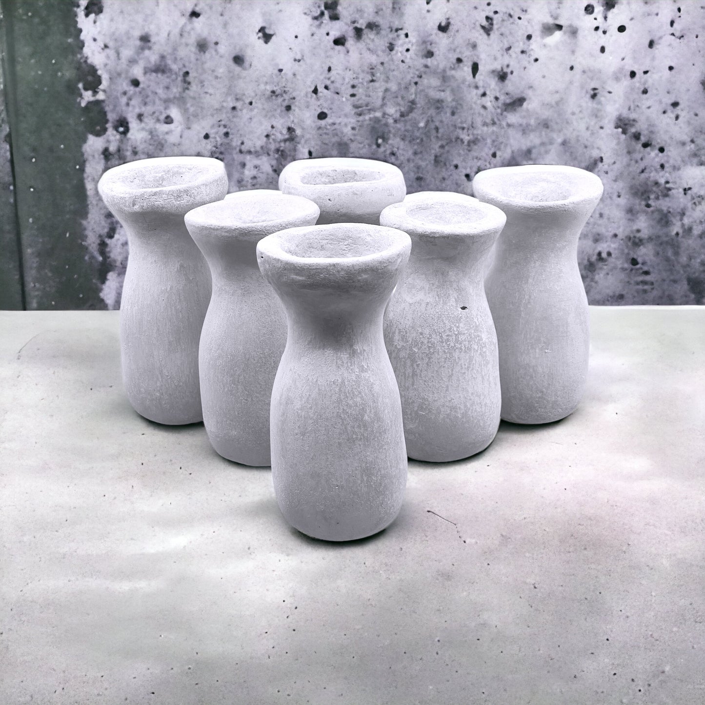 Cement Vase, Silhouette, Lightweight Concrete, Aircrete