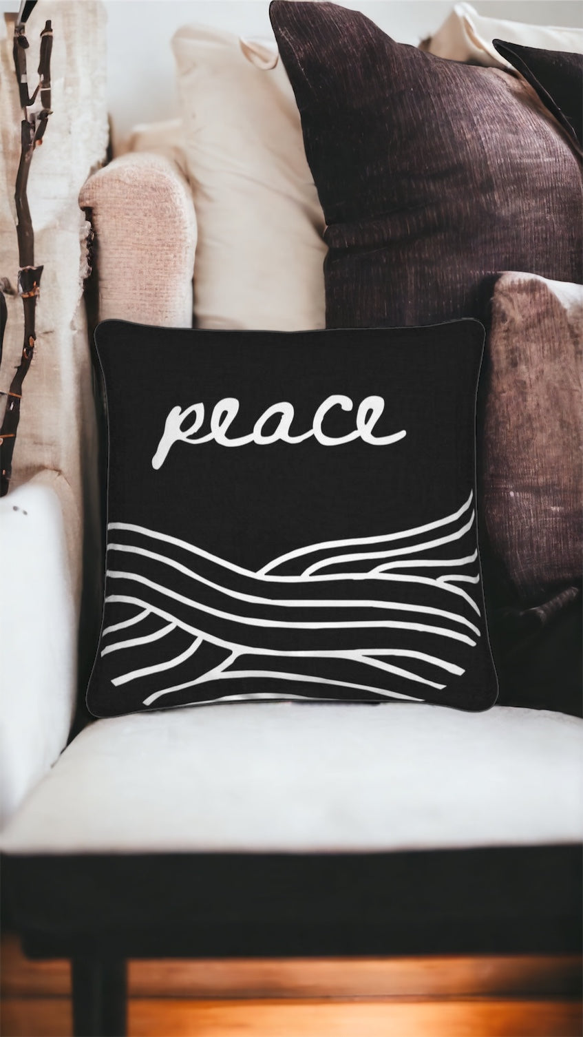 Peace Room Pillow Cushion