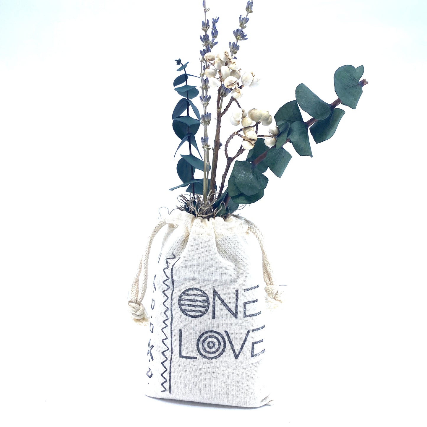 Sack of Flowers, One Love, Organic, Dried Flower Bouquet Sunsum®